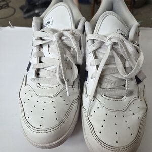 Adidas White Sneakers. With One Heel Mark In Side